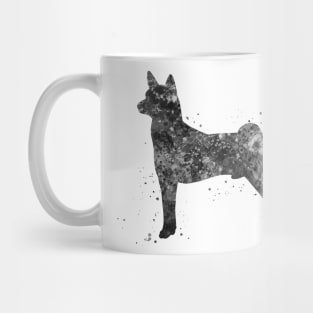 Basenji dog black and white Mug